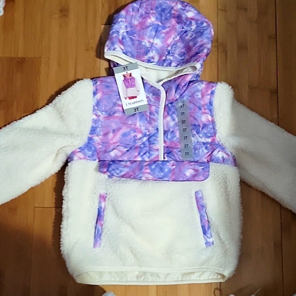 One Madison Kid's Fleece Pullover Hoodie